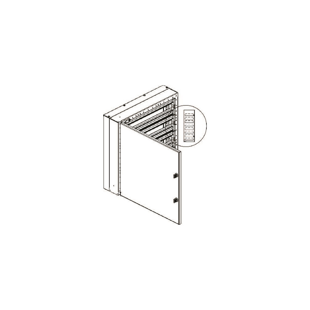 Produktbild för CUBIC Fördelningskort CU-mini 2x3 moduler, 64 DIN-moduler 38...