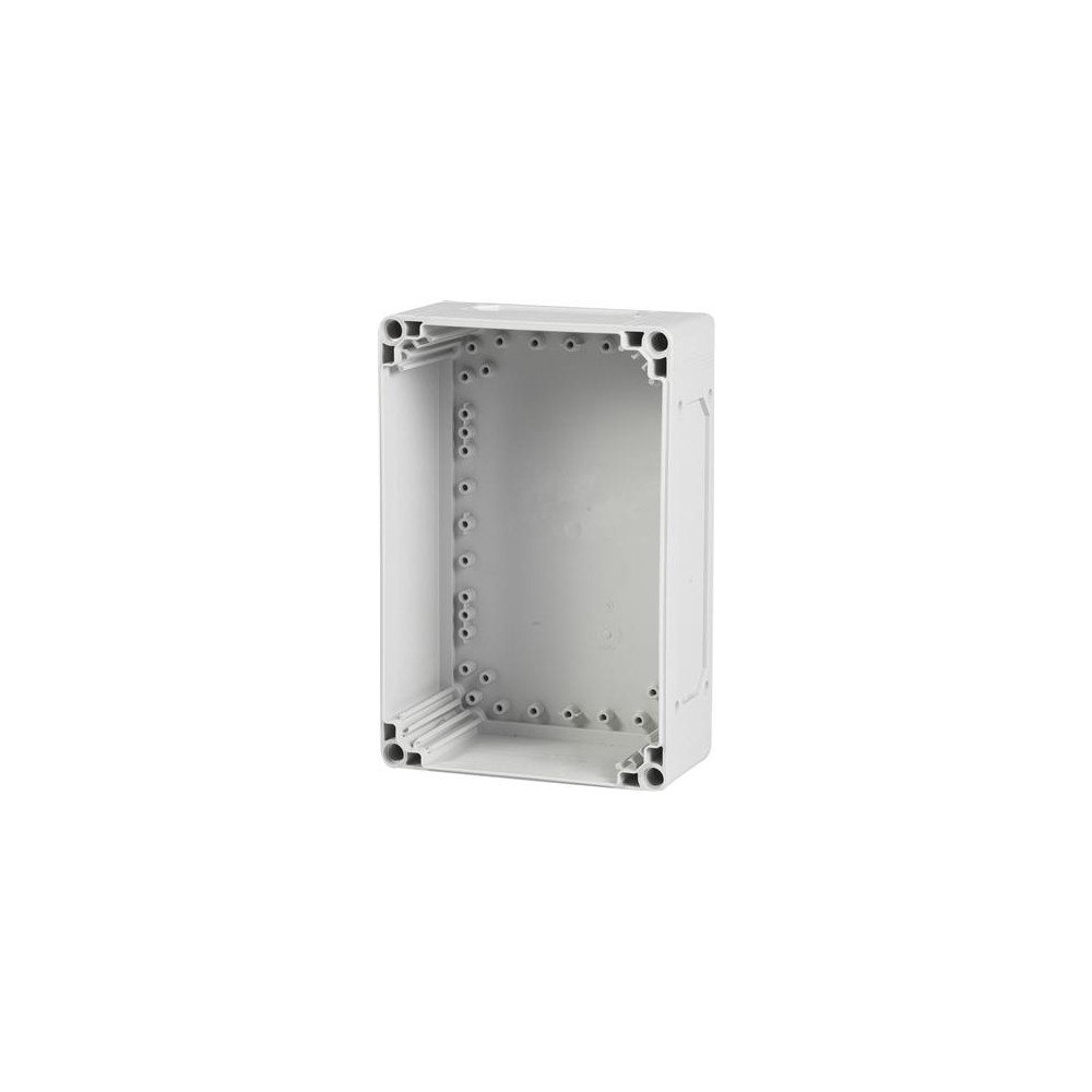 Produktbild för ENSTO lådgrund Cubo O ABS 300x400x100 mm grå RAL7035 släta s...