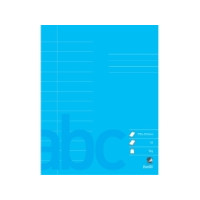 Produktbild för Skrivhäfte Bantex, 17 x 21 cm, 13 rader (14,5 mm), blå, 20 s...