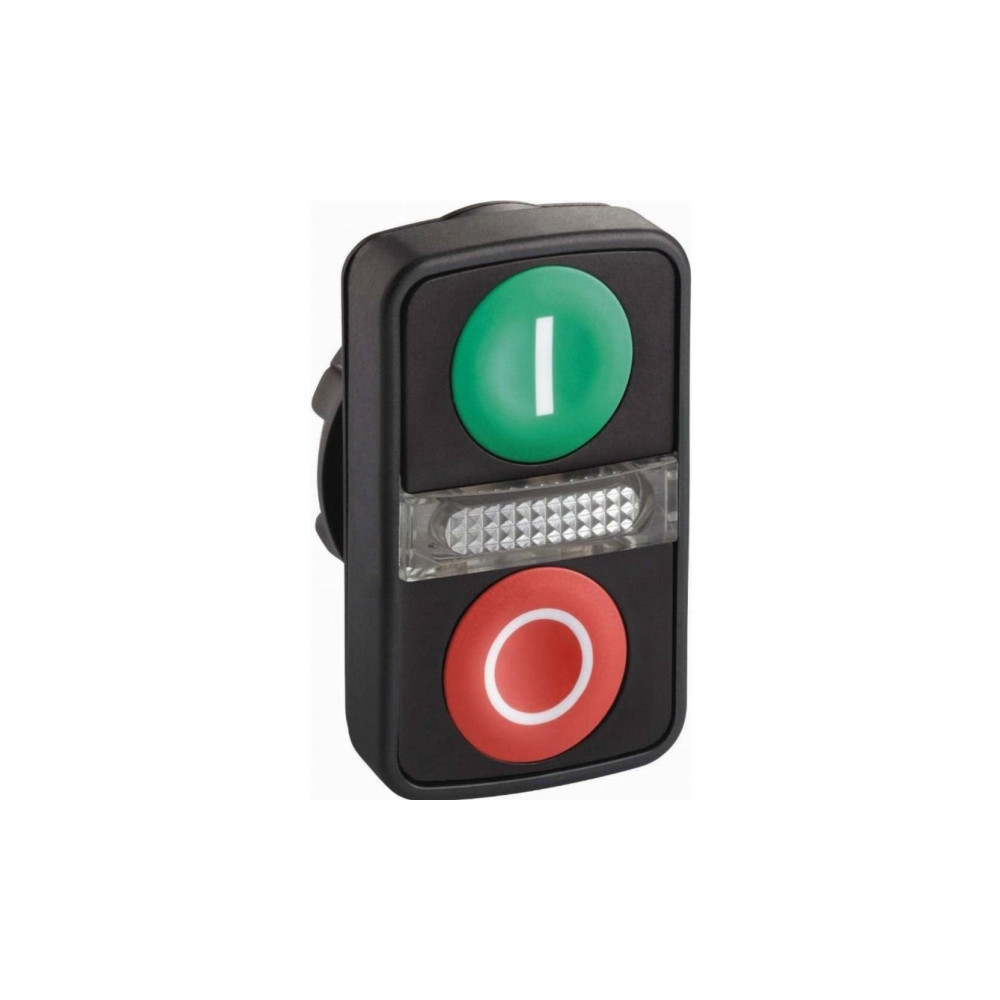 Produktbild för Schneider Electric ZB5, Knapp, Grön, Integral LED, IP66, IK0...