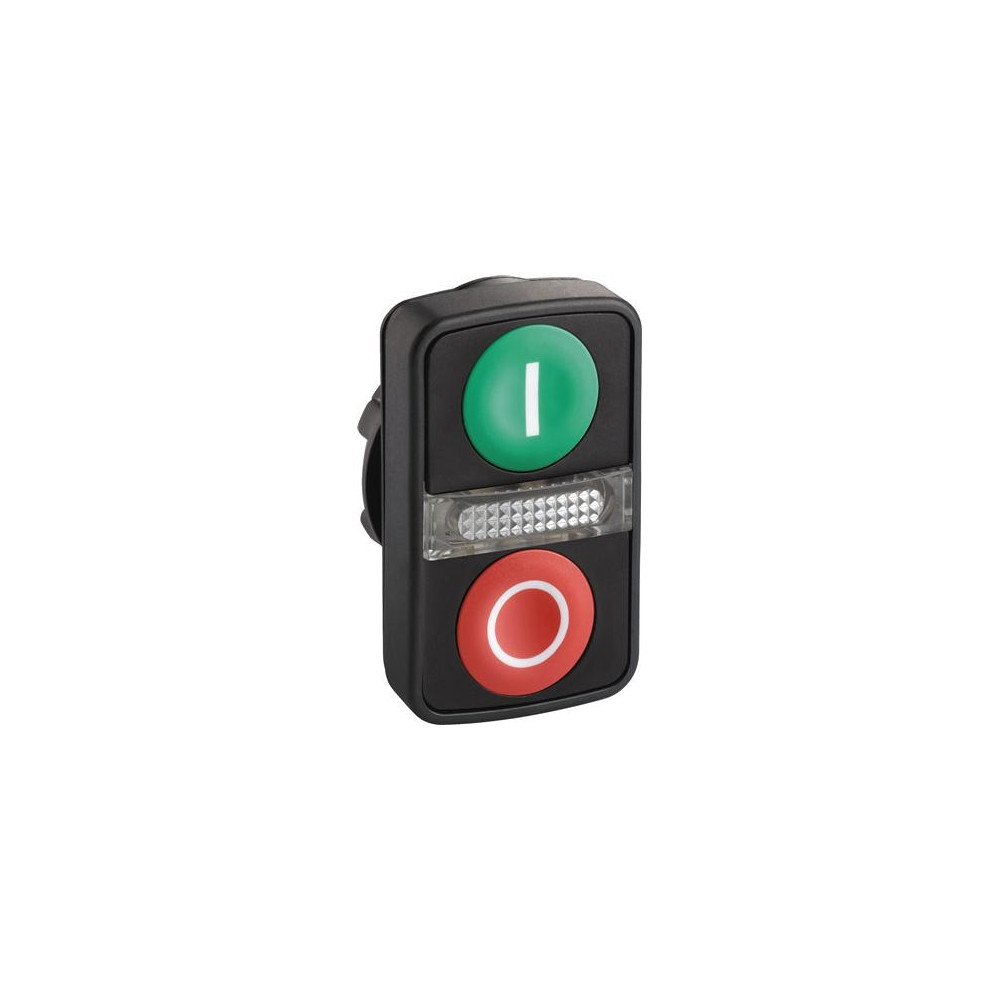 Produktbild för Schneider Electric ZB5, Knapp, Grön, Integral LED, IP66, IK0...