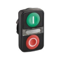 Produktbild för Schneider Electric ZB5, Knapp, Grön, Integral LED, IP66, IK0...