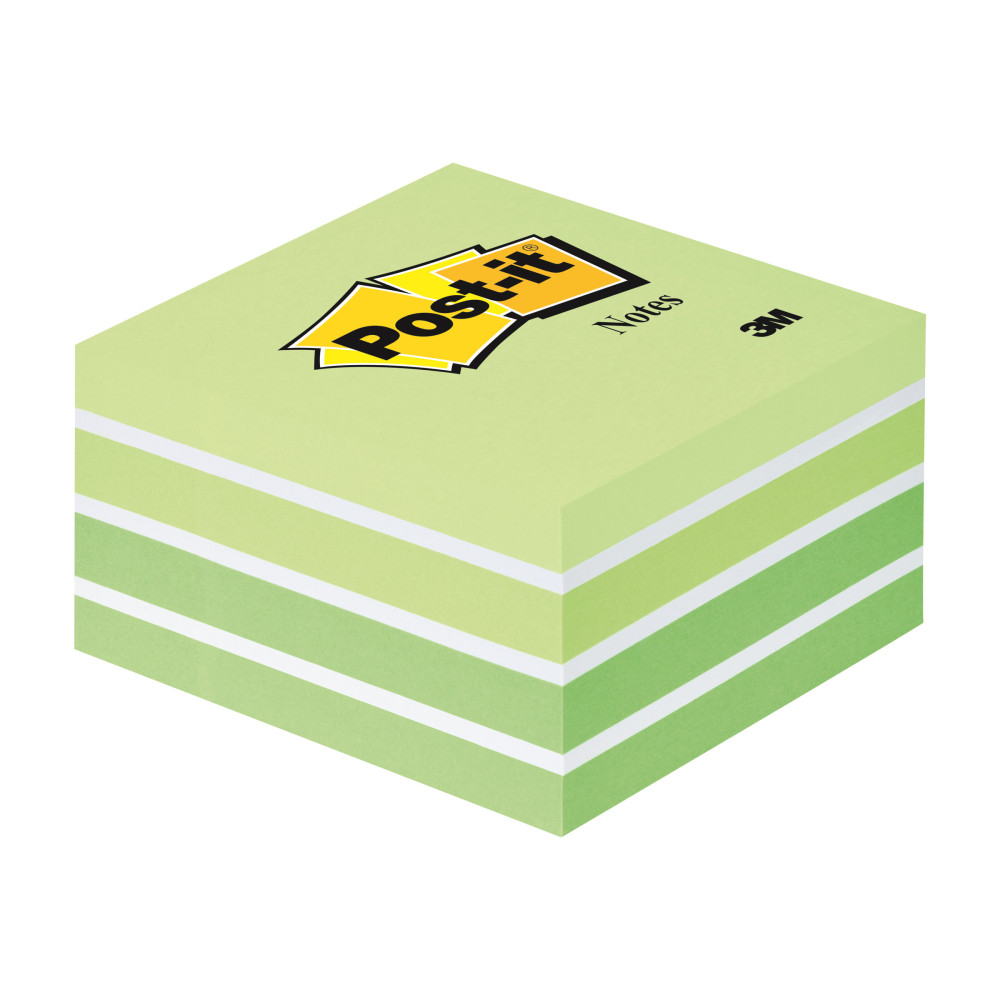 Produktbild för Post-it 2028G - kubiskt noteringsblock - 76 x 76 mm - 450 ark
