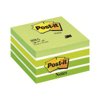 Produktbild för Post-it 2028G - kubiskt noteringsblock - 76 x 76 mm - 450 ark