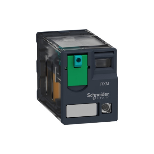SCHNEIDER ELECTRIC Schneider Electric RXM2AB2JD, Transparent, 12 V, IP40 UL 508...