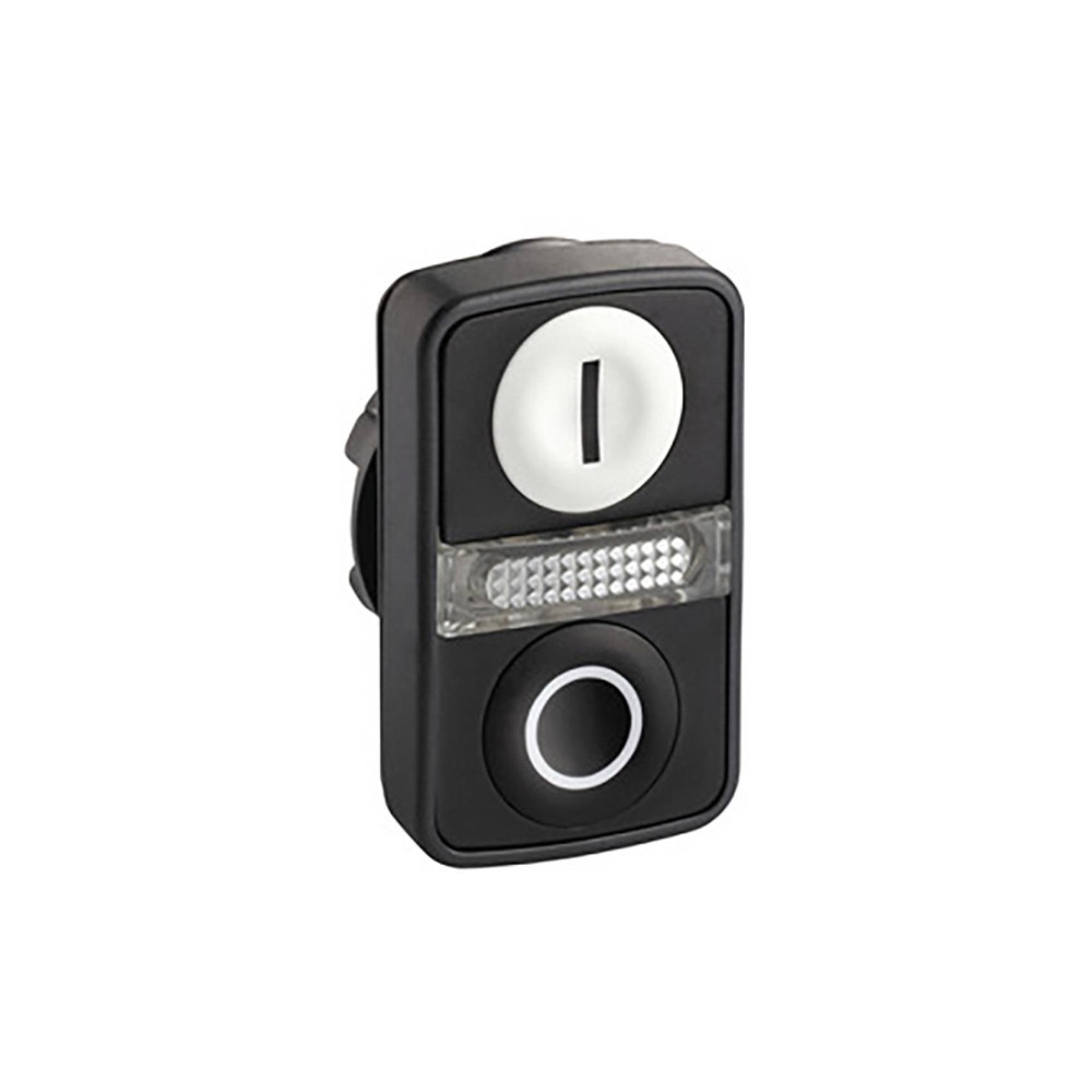 Produktbild för Schneider Electric ZB5, Knapp, Vit, Integral LED, IP66, IK05...