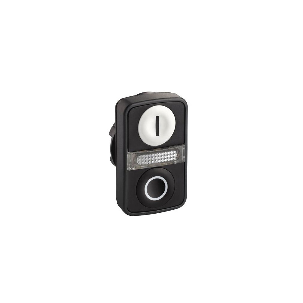Produktbild för Schneider Electric ZB5, Knapp, Vit, Integral LED, IP66, IK05...