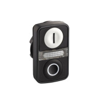 Produktbild för Schneider Electric ZB5, Knapp, Vit, Integral LED, IP66, IK05...