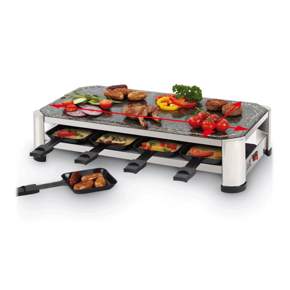 Produktbild för FRITEL SG 2180 - raclette - rostfri stålkrom/svart