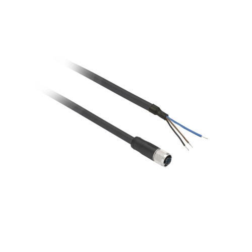 SCHNEIDER ELECTRIC Schneider Electric XZCP0566L10, 10 m, M8, Hunstik, Sort, Pol...