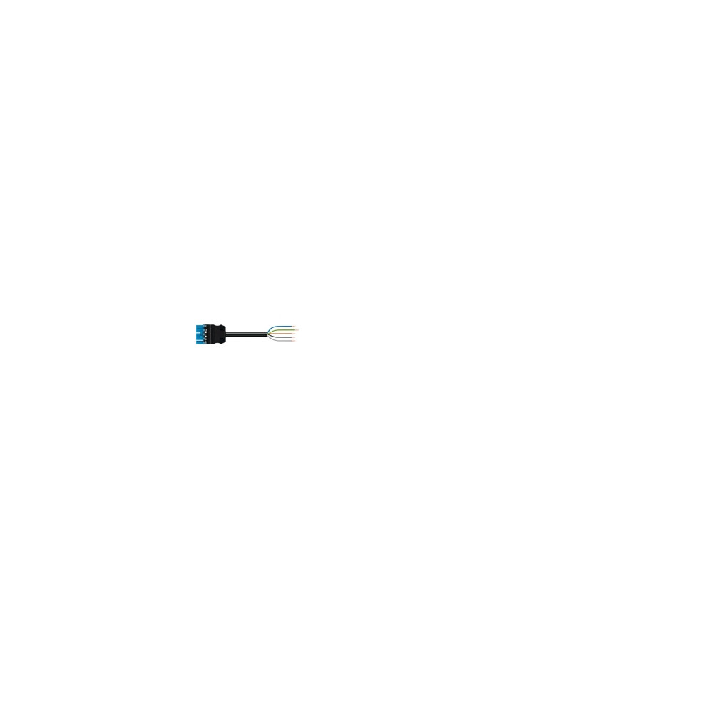 Produktbild för WAGO Winsta® anslutningskabel hane-fri ända 5G1,5 mm² 6 mete...