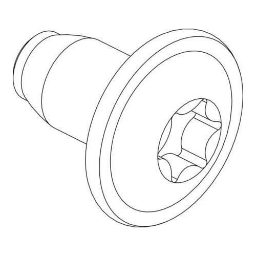 CUBIC CUBIC skruv, gängbildande, torx, fläns, förpackning med 500...