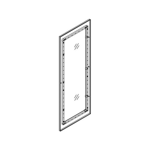 CUBIC CUBIC dörr med ruta TRM komplett 2x3 moduler, 374x566 mm BxH...