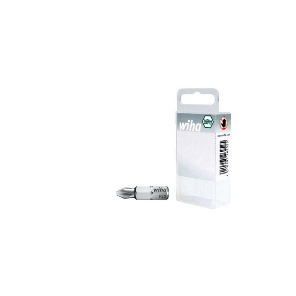 Produktbild för Wiha 24742, 10 styck, Pozidriv, PZ 2, 25 mm, 64 g, 25,4 / 4...