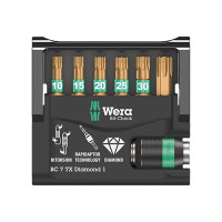 Produktbild för Wera Bit-Check 7 TX Diamond 1 - skruvmejselbitsats - 7 delar