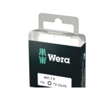 Produktbild för Wera 867/1 DIY SiS, 10 styck, Torx Plus, TX20, Rostfritt stå...