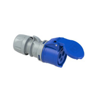 Produktbild för PCE PC Electric 213-6tt CEE CARA kontakt 16 A 3-polig 230 V...