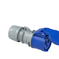 Produktbild för PCE PC Electric 213-6tt CEE CARA kontakt 16 A 3-polig 230 V...