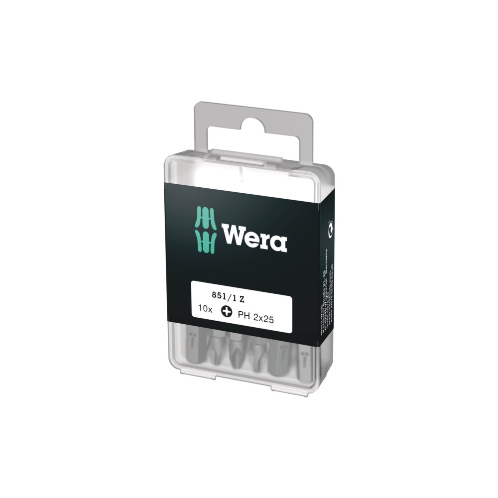 Produktbild för Wera 851/1 Z DIY SiS 05072401001 Korsklippbits PH 2 Verktygs...
