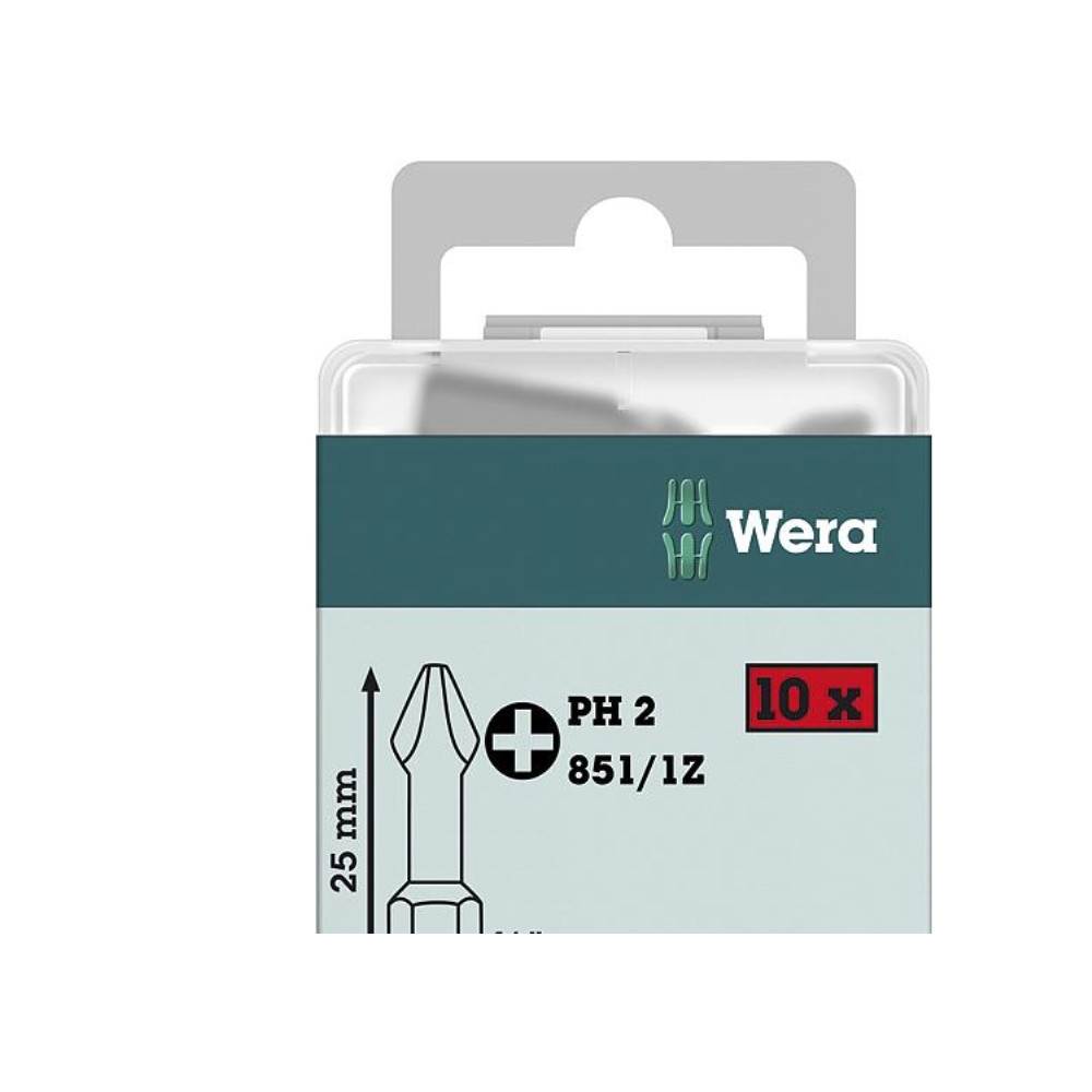 Produktbild för Wera 851/1 Z DIY SiS 05072401001 Korsklippbits PH 2 Verktygs...