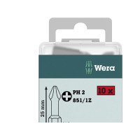 Produktbild för Wera 851/1 Z DIY SiS 05072401001 Korsklippbits PH 2 Verktygs...
