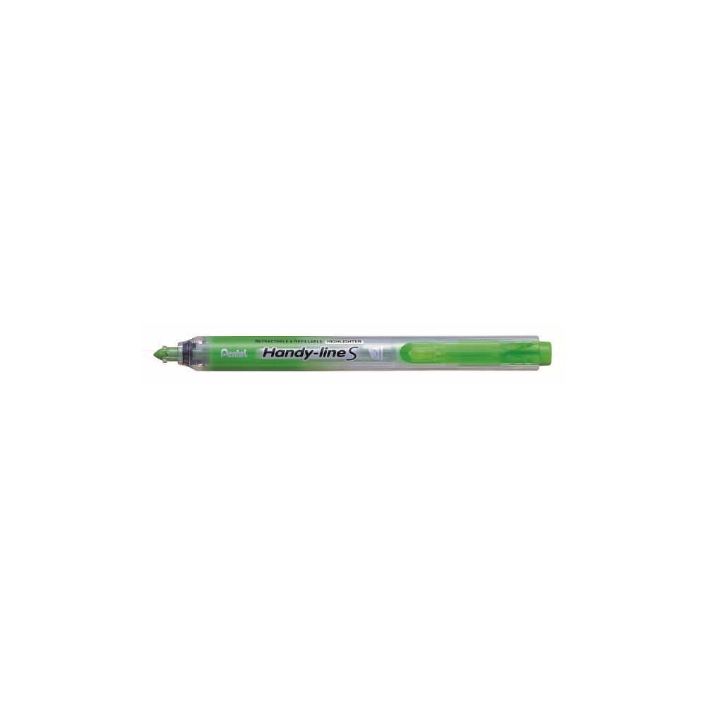 Produktbild för Markeringspenna Pentel Handy-line s med tryckmekanism grön (...