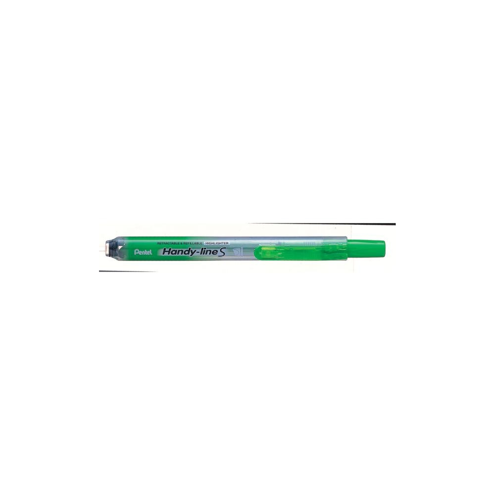Produktbild för Markeringspenna Pentel Handy-line s med tryckmekanism grön (...