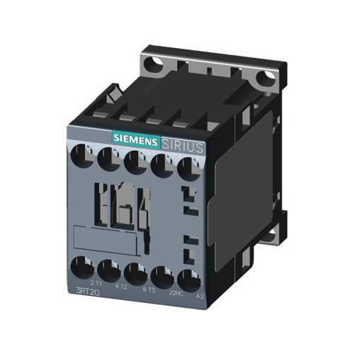 Siemens Siemens 3RT2017-1BB41, Kontaktor, Svart, AC/DC, 294 g, 61,5...