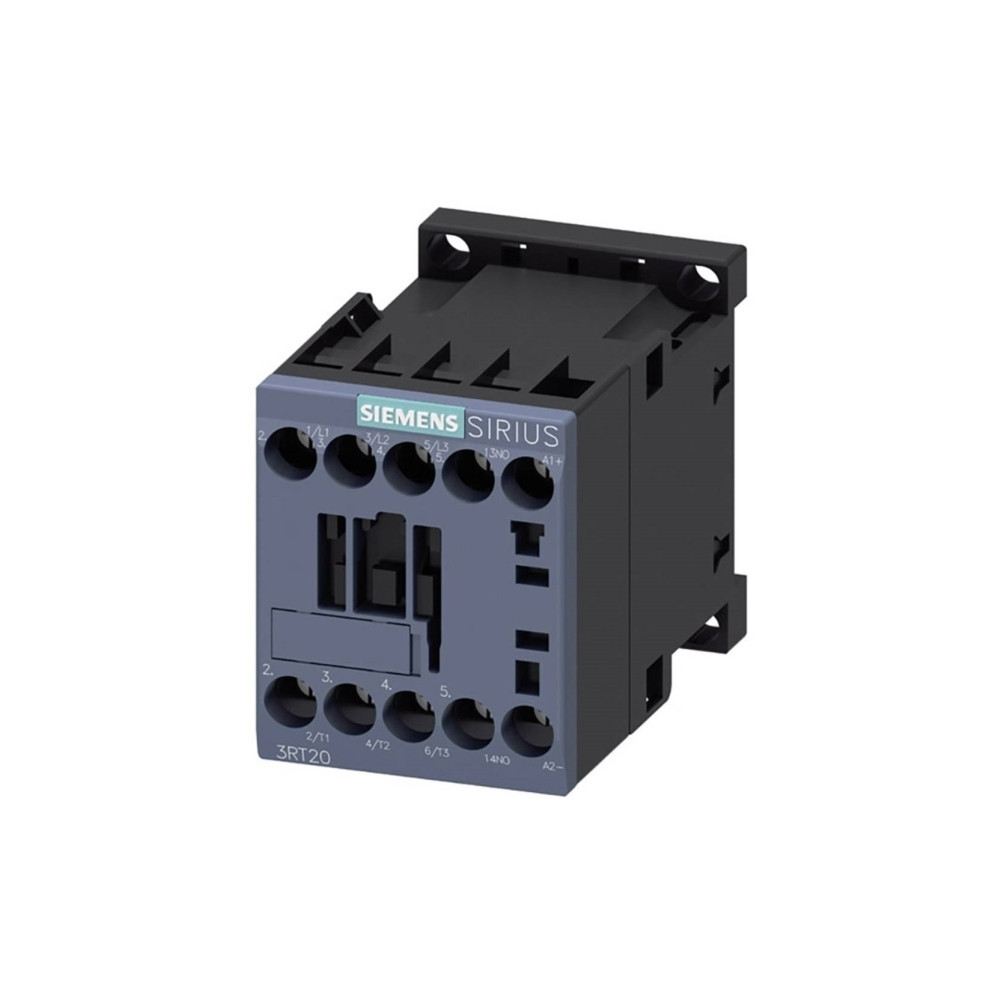 Produktbild för Siemens 3RT2017-1BB41, Kontaktor, Svart, AC/DC, 294 g, 61,5...