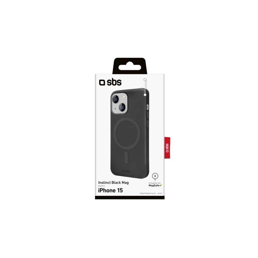 Produktbild för SBS TEINSTMAGIP1561K, Mobilskal, Apple, iPhone 15, 15,5 cm (...