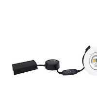 Produktbild för NORDTRONIC downlight Velia ECO m/3-stegs CCT-omkoppling 7W m...