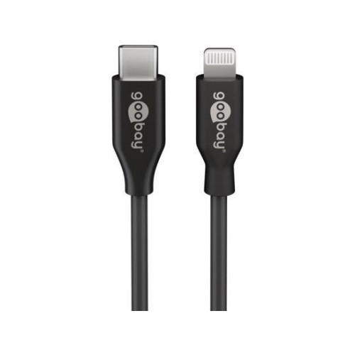 Goobay Goobay 39447, 2 m, Blixtlås, USB C, Hankontakt, Hankontakt,...