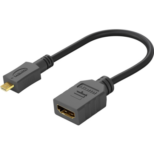 WENTRONIC GMBH Wentronic 58683, 0,15 m, HDMI Typ D (micro), HDMI Typ A (sta...