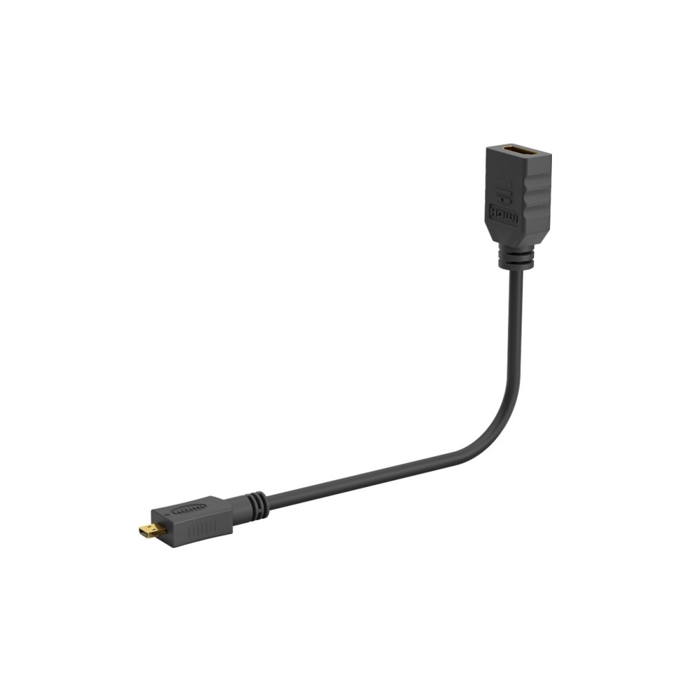 Produktbild för Wentronic 58683, 0,15 m, HDMI Typ D (micro), HDMI Typ A (sta...
