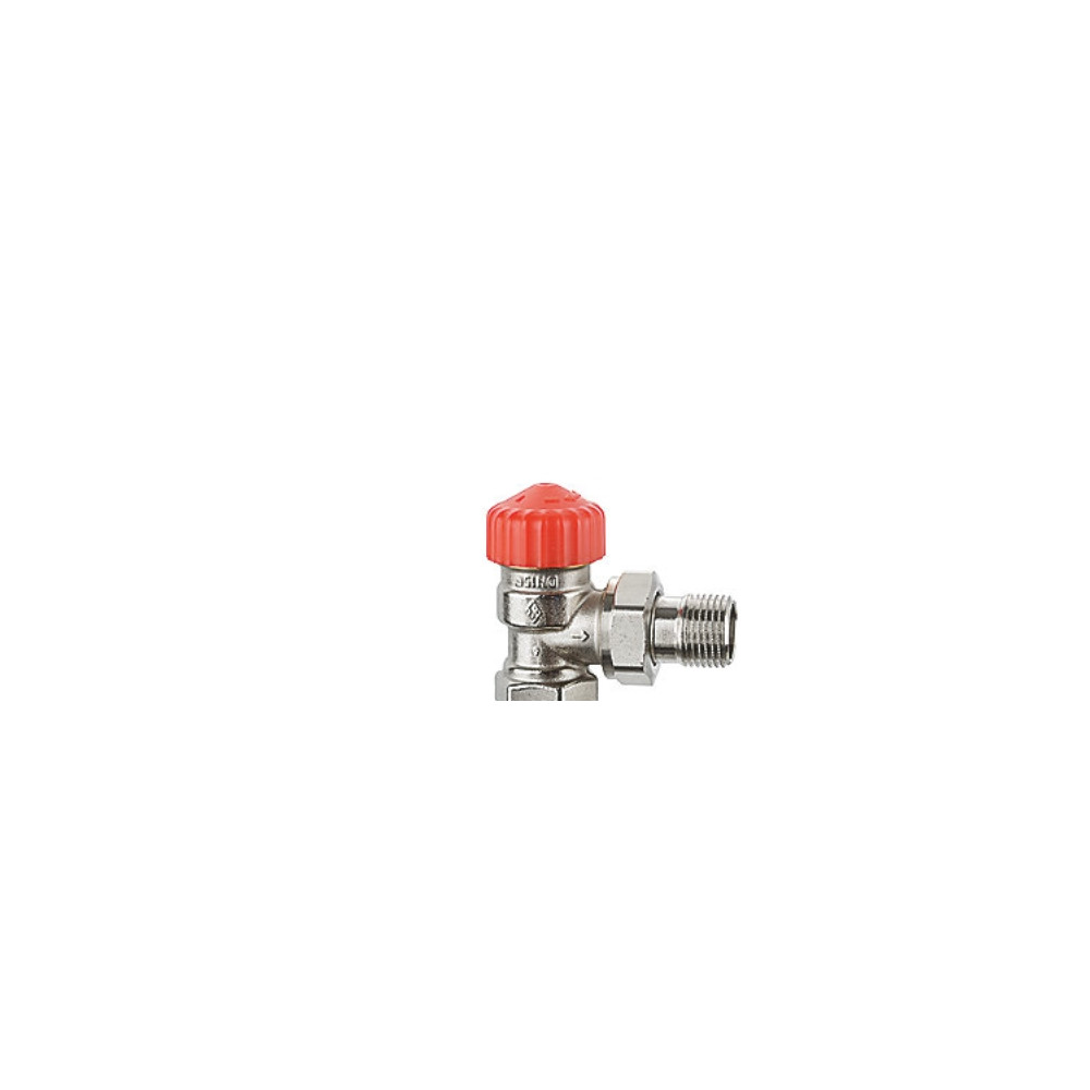 Produktbild för TA IMI Calypso F-Exact 1/2" vinkelrörande radiatorventil m/i...