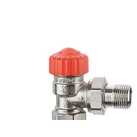 Produktbild för TA IMI Calypso F-Exact 1/2" vinkelrörande radiatorventil m/i...