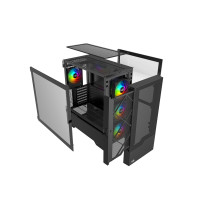 Produktbild för Nordic Gaming NGC-1167, Tower, PC, Svart, ATX, micro ATX, Mi...