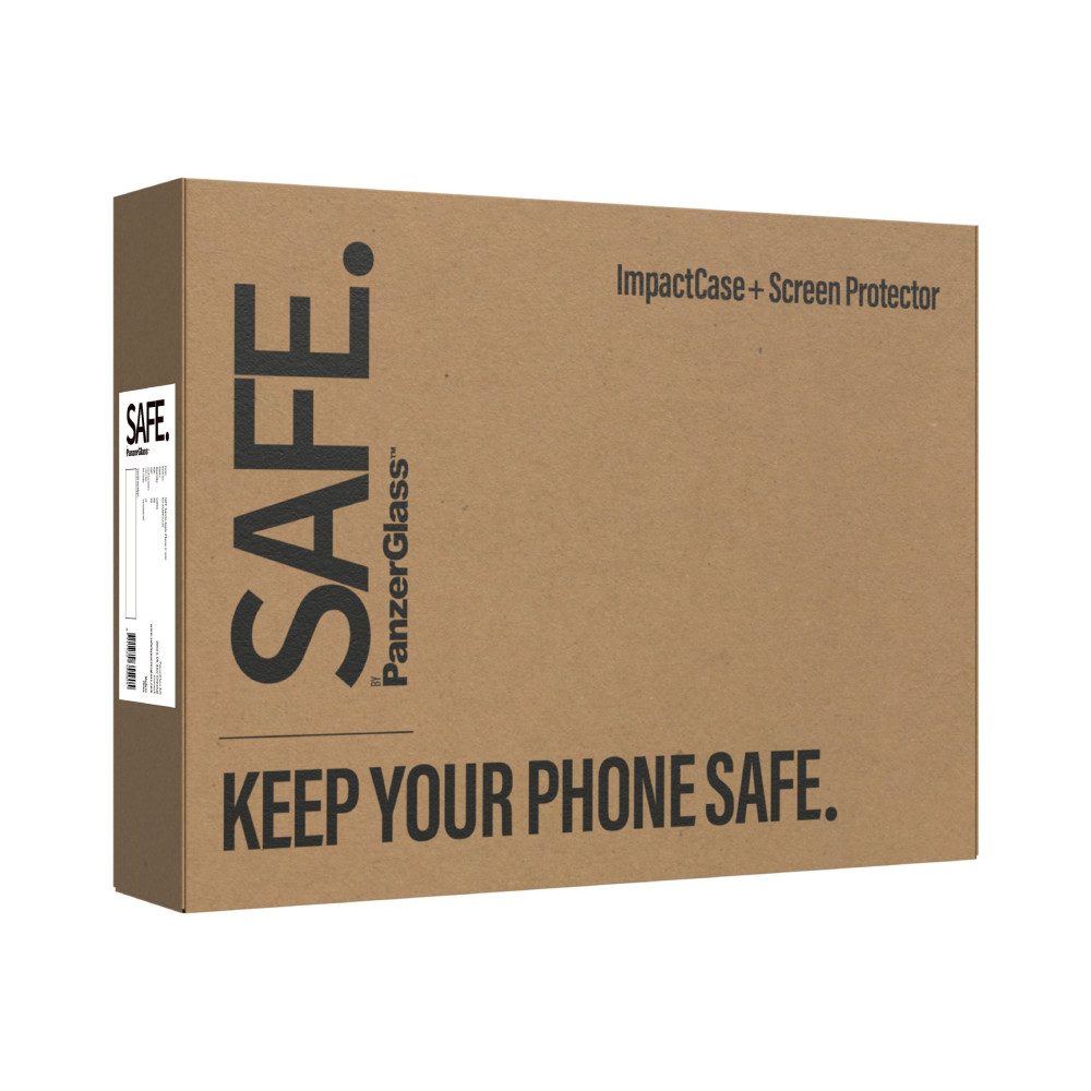 Produktbild för SAFE. by PanzerGlass - 2-i-1-skyddspaket - baksidesskydd för mobiltelefon