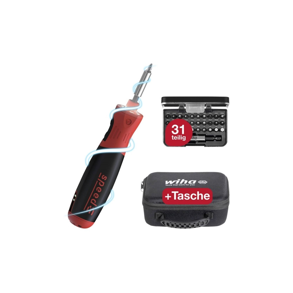 Produktbild för Wiha speedE® PocketDrive 45791 Sladdlös skruvdragare 3,7 V l...