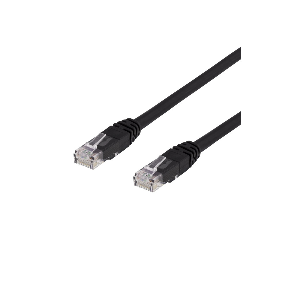 Produktbild för DELTACO patch-kabel - 7 m - svart