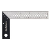 Produktbild för HULTAFORS robust precisionsvinkel 25 cm med pulverlackerat a...
