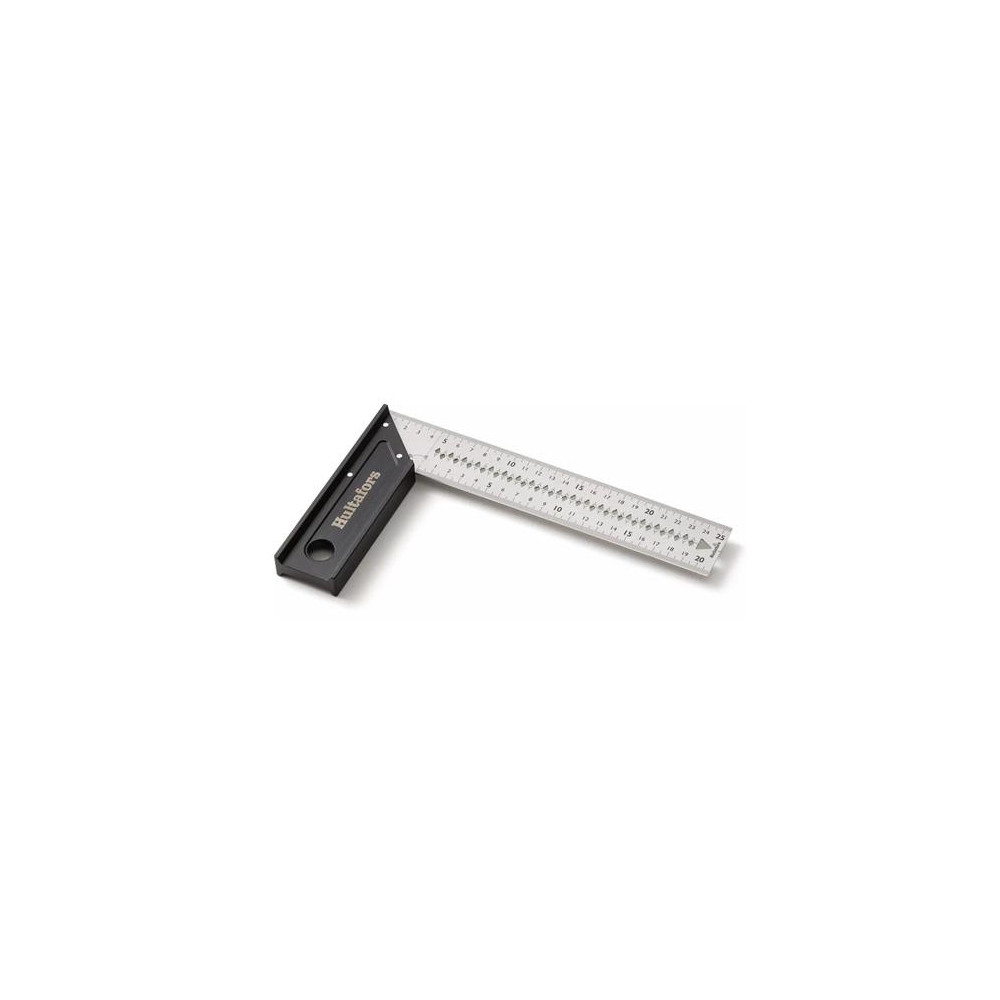 Produktbild för HULTAFORS robust precisionsvinkel 25 cm med pulverlackerat a...