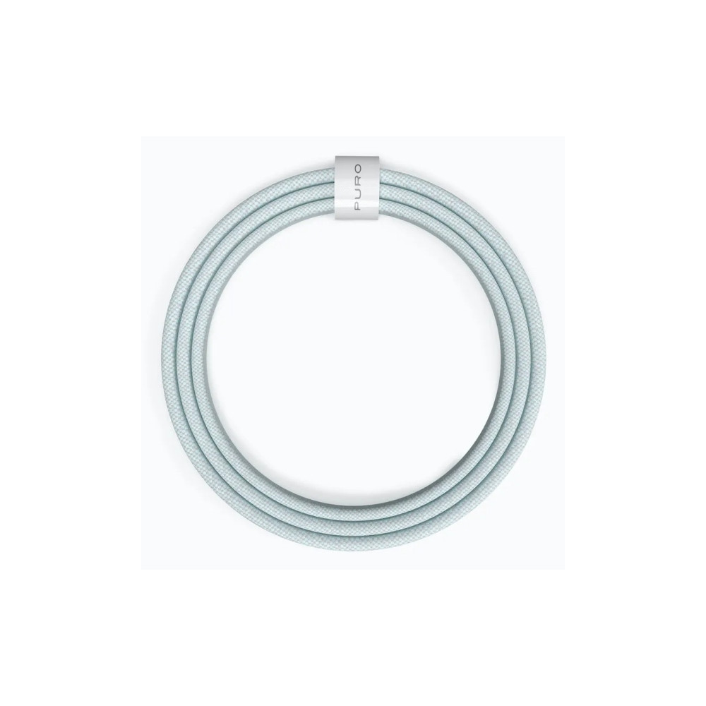 Produktbild för PURO PUCCCFABK415MTLBLUE, 1,5 m, USB C, USB C, USB 2.0, 0,48...