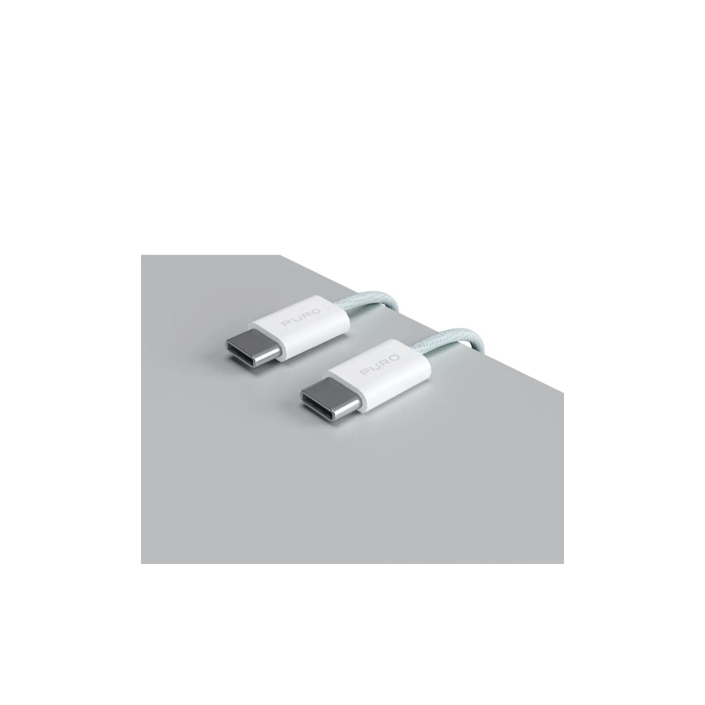 Produktbild för PURO PUCCCFABK415MTLBLUE, 1,5 m, USB C, USB C, USB 2.0, 0,48...
