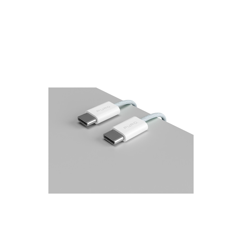 Produktbild för PURO PUCCCFABK415MTLBLUE, 1,5 m, USB C, USB C, USB 2.0, 0,48...