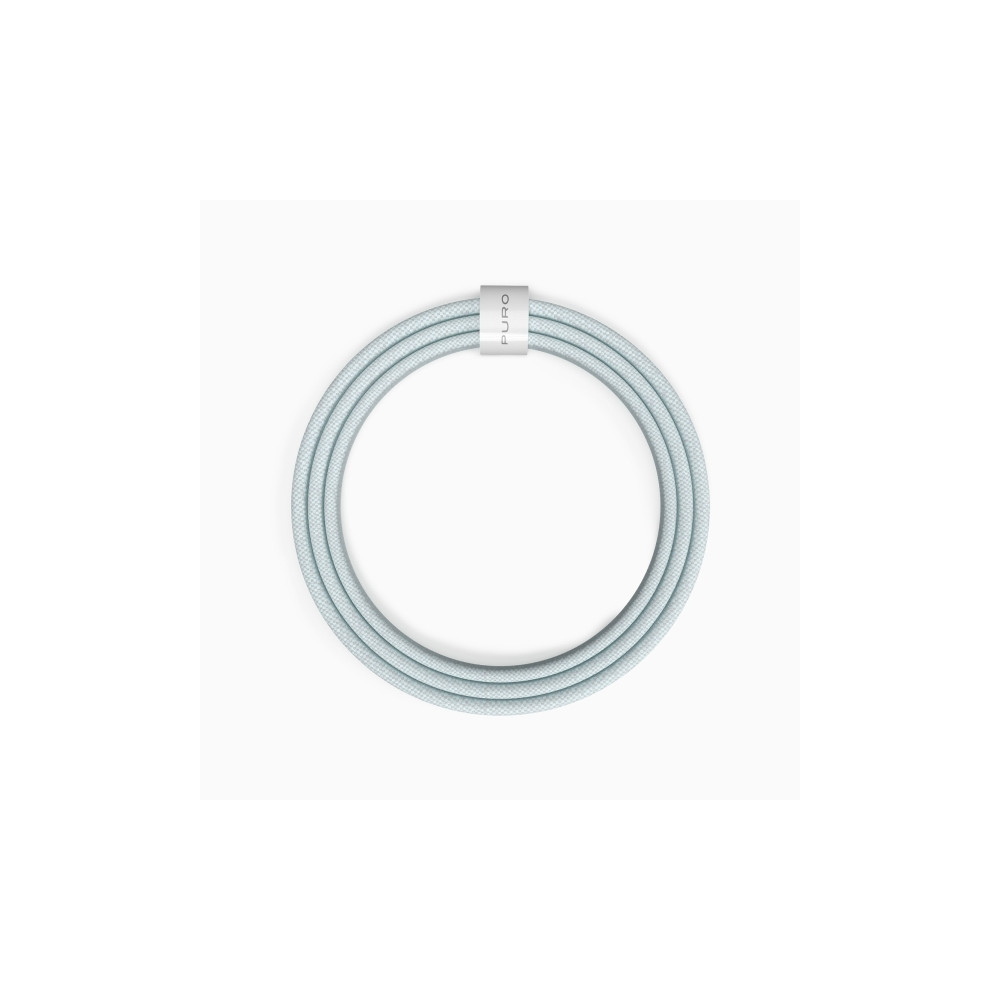 Produktbild för PURO PUCCCFABK415MTLBLUE, 1,5 m, USB C, USB C, USB 2.0, 0,48...