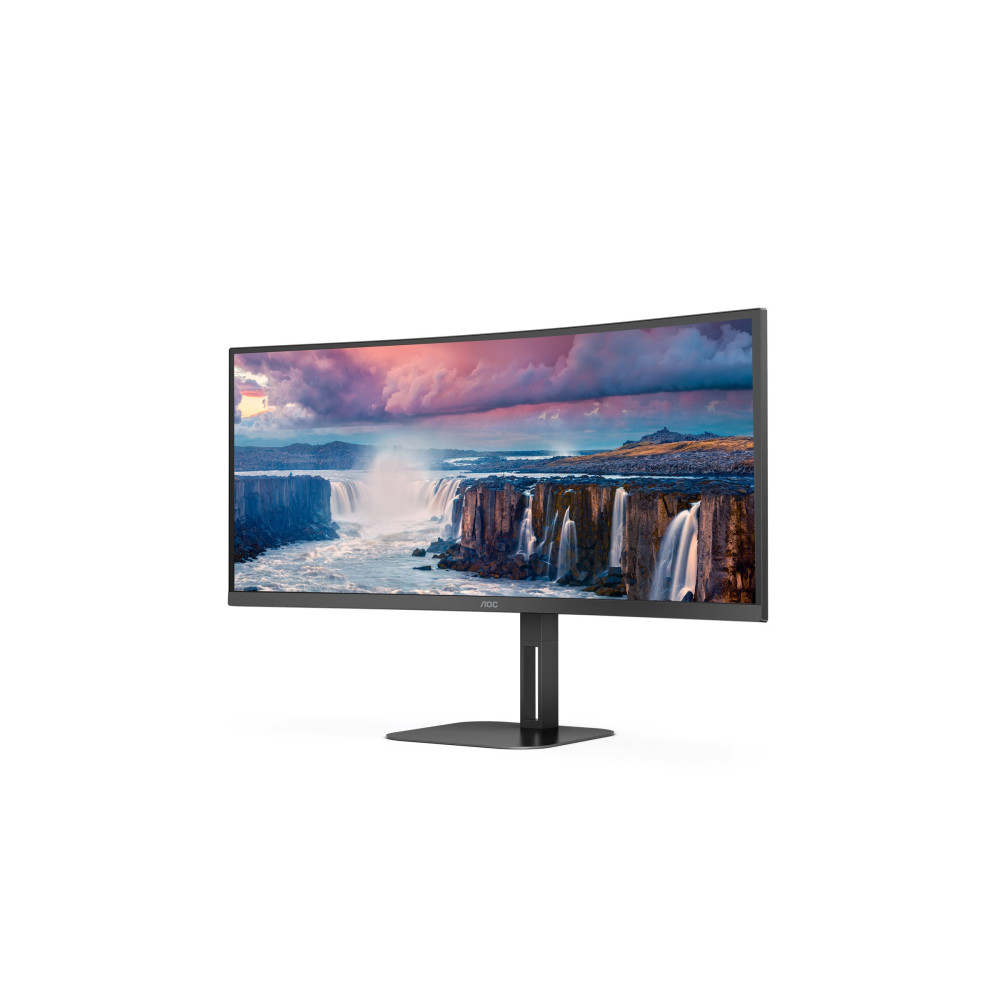 Produktbild för AOC Value-line CU34V5C/BK/23 - LED-skärm - böjd - 34" - HDR