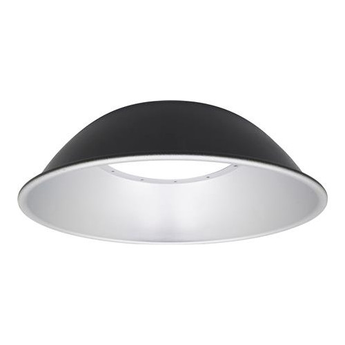 Nordtronic ECOtech High bay reflektor – alu, matt svart, passar för 100...