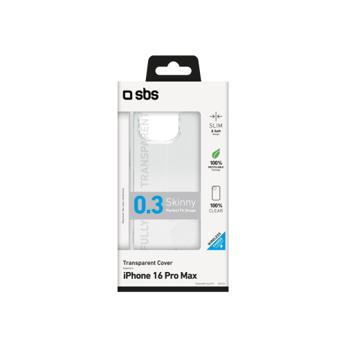 SBS SBS TESKINIP1667PT, Mobilskal, Apple, iPhone 16 Pro Max, 17,...