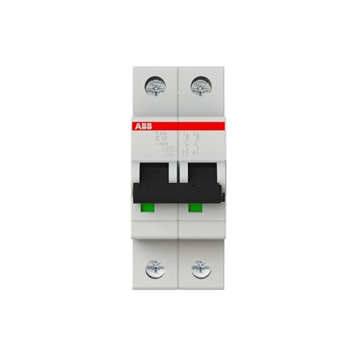 ABB ABB automatsäkring MCB 13A C-karakteristik 2-polig 6kA brytf...